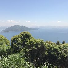 鬣山山頂からの眺め。