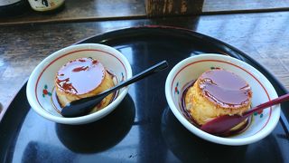 地獄蒸しプリンは昔ながらの味でした