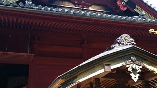 朱色のミニ清水寺