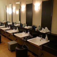 洗面台はこんな感じ。必要なものは揃ってます。