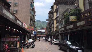 瑞芳駅の裏側に広がる古い通り