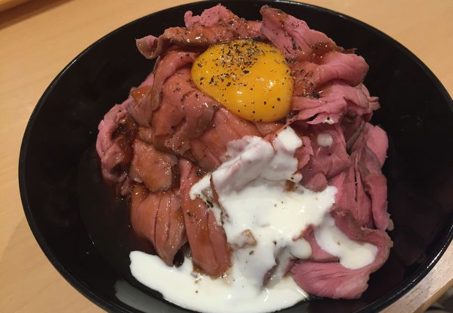 各務原でローストビーフ丼