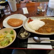 陶器のお店の併設レストランですが、カレーは驚くほどおいしかった