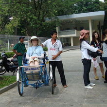 初めて、シクロに体験乗車しました。