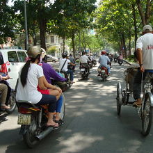 シクロ体験乗車