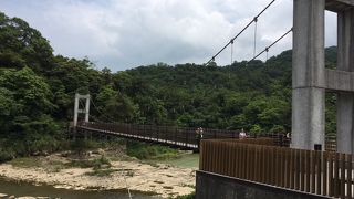 大瀑布へ行く途中の吊橋