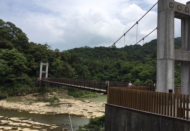 大瀑布へ行く途中の吊橋