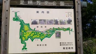 足柄万葉公園　山の中です