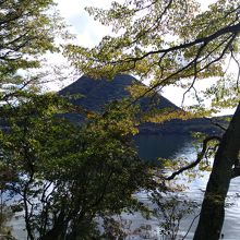 榛名湖の反対側から