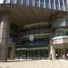 正面入口の風景