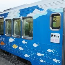 旅情を感じさせる列車