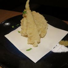 旬のタケノコの天ぷら