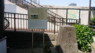 佃島渡船の石碑