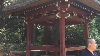 お金を払えば鐘をつくことができます！