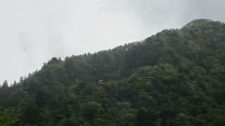 雨でした