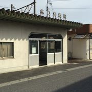 ローカル線の駅です