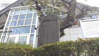 坂の上にあります