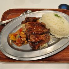 ステーキのプレート