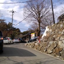 駐車場が大混雑です