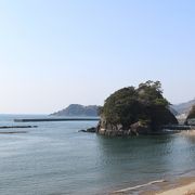 海水浴シーズン前の海は静かできれでした