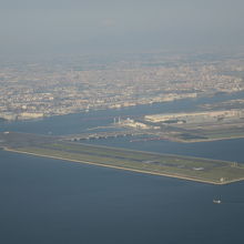 上空から見た羽田空港