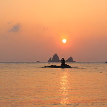 確かに夕日の絶景ポイントでした