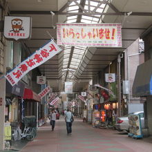 商店街です