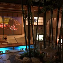 大浴場の竹取物語。