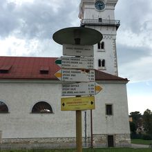 見どころへの看板