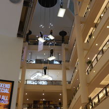 吹き抜けを利用したディスプレイもありました