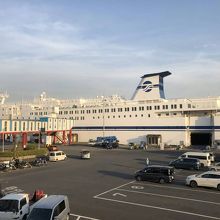 名古屋港でのショット。太平洋フェリー新いしかり号です。