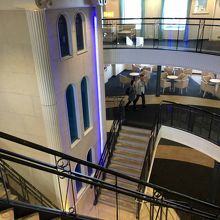 フェリーの中の様子。