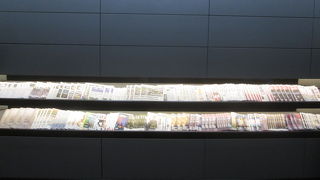 日本の新聞が置いてありました