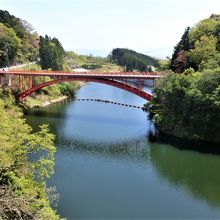 開運橋から下流を眺める