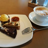 エグゼクティブラウンジでティータイム