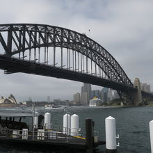 ミルソンズポイントから見たハーバーブリッジ