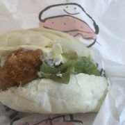 鳥取といえばらっきょうを使用したバーガー