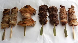 松屋銀座 B1Fの陣 銀座店 で、焼き鳥をテイクアウト