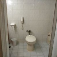 バスルームの中にトイレ。古い、使いにくい。