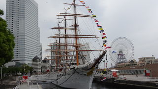 外観だけでよいかも（帆船日本丸）