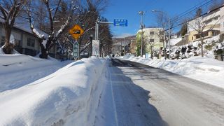 旭展望台を目指して上る