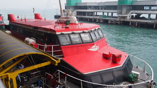 約１時間の船旅