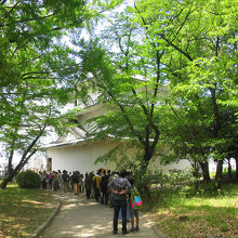 こちらは西南隅櫓、初めて入ることができました