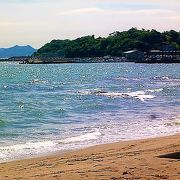 房総半島/三浦海岸が見えて海は遠浅で！