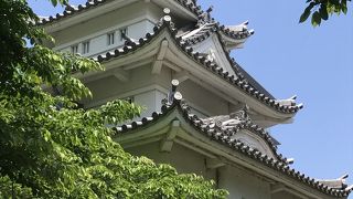 藤堂高虎の銅像がありました