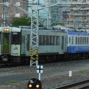 長野駅を発着する唯一のディーゼルカーの路線です。