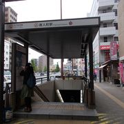 福岡地下鉄の空港線の駅の一つです。