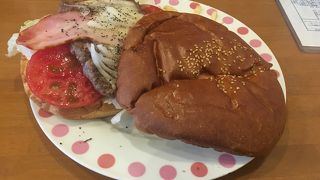 バンズが美味しい