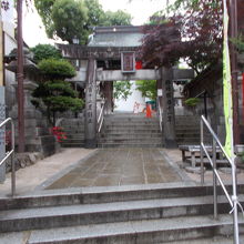 神社の入り口です。