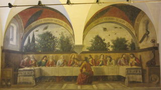 ギルランダイオ「最後の晩餐」「聖ヒエロニムス」、ボッティチェリ「聖アウグスティヌス」と墓